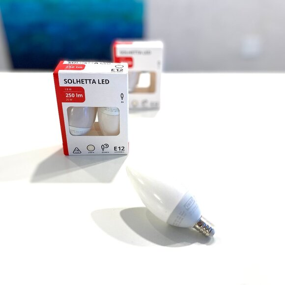 IKEA Solhetta LED lightbulbs. 4 each 250 lm, and 4 each 450 lm - Picture 11 of 12
